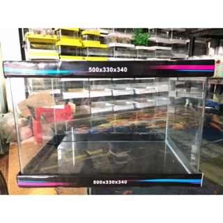 Hồ cá, bể cá đúc thả cá chơi thủy sinh D50cm R35cm C35cm.bể kính thả cá .bể cá mài vi tính