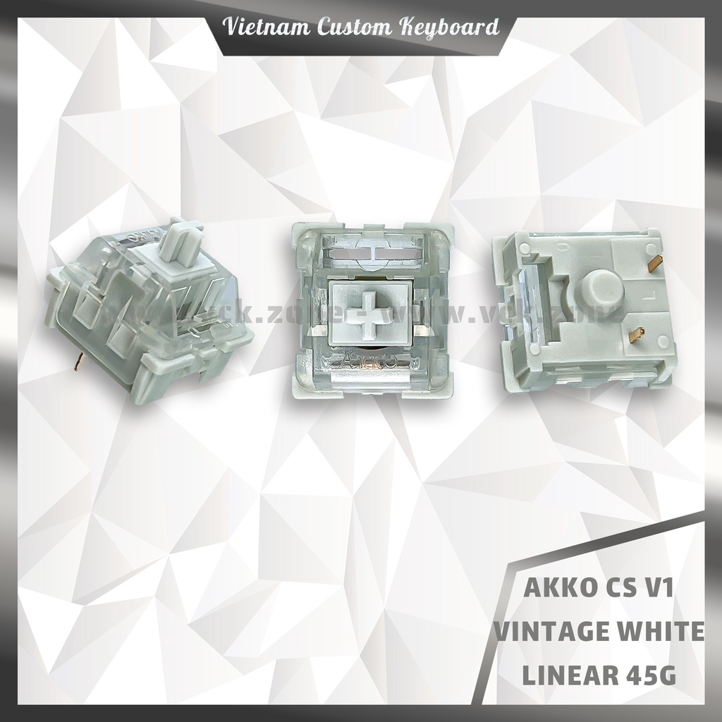 Akko CS V1 Switch | Pack 45 Switch Fullbox | Linear/Tactile | Rẻ Đẹp Hiệu Năng Cao | Thay Thế Gateron &amp; Jwick | VCK