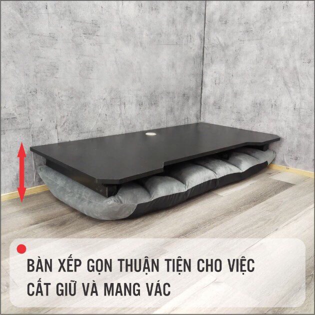 Bàn Gaming gấp gọn chân chữ K thiết kế đặc biệt, bàn học tập làm việc để máy tính đa năng tiện dụng