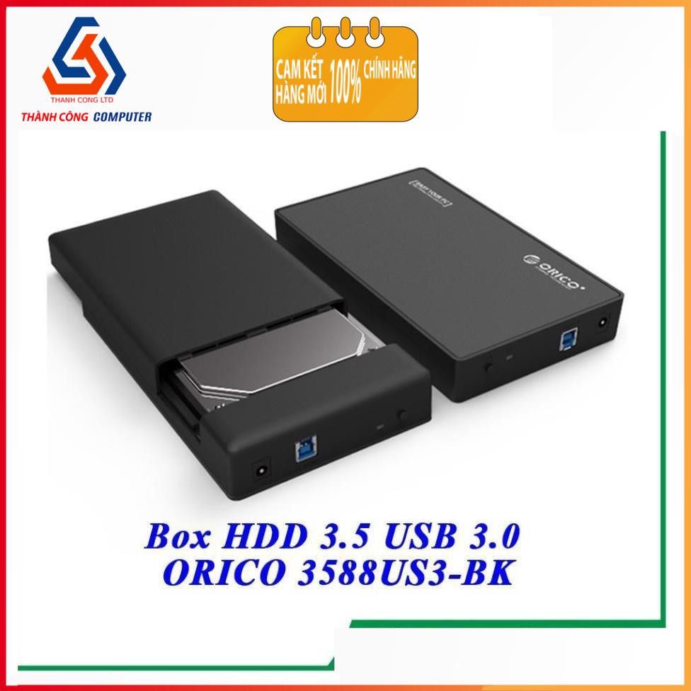 Box HDD 3.5 USB 3.0 ORICO 3588US3-BK