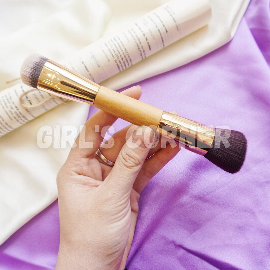 Cọ Tarte Contour 2 đầu - The Slenderizer Bamboo Contouring Double Ended