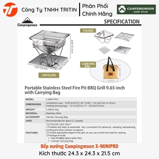 Bếp Nướng CAMPINGMOON X-MINIPRO | TRITINCO