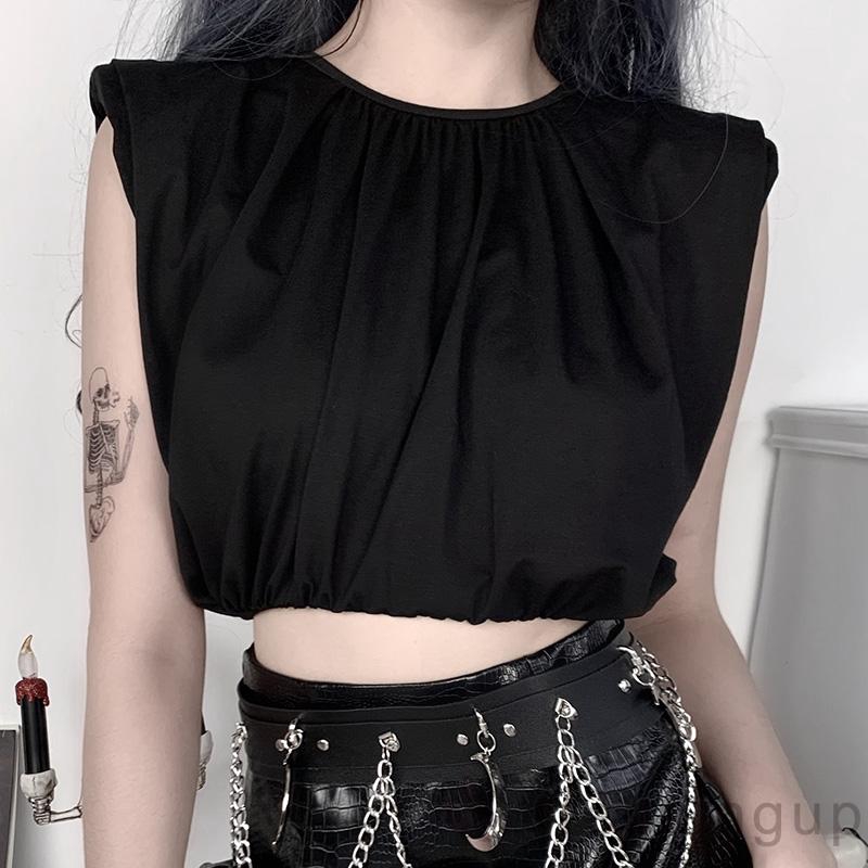 Áo Sát Nách Cổ Tròn Thiết Kế Cột Dây Nữ Tính | BigBuy360 - bigbuy360.vn