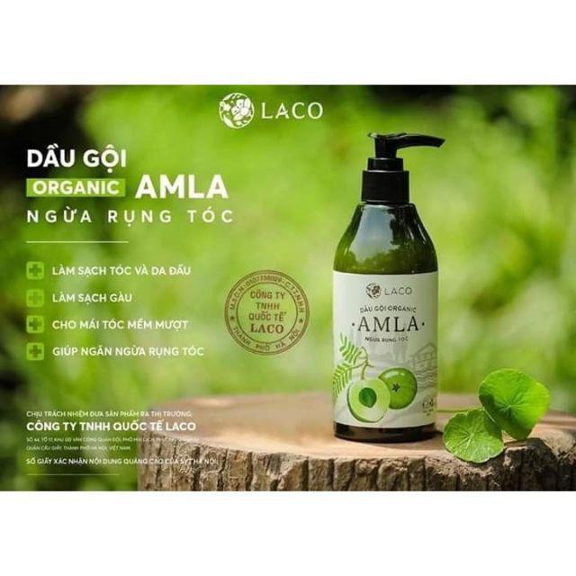 DẦU GỘI ORGANIC AMLA NGỪA RỤNG TÓC