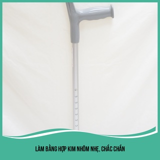 Nạng khuỷu tay cao cấp LUCASS C37 - Hỗ trợ đi lại cho người già, người khuyết tật, người phục hồi ch