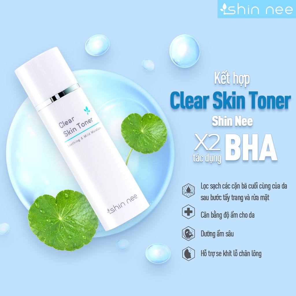 Clear Skin Emulsion cấp ẩm, làm sáng da Shin Nee 150ml