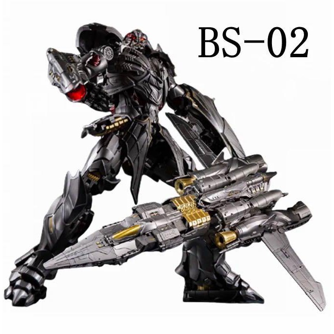 Mô hình Megatron TLK - BMB BS-02 Robot biến hình BS02, Người máy lắp ráp BS 02 hàng cao cấp Transformer optimus