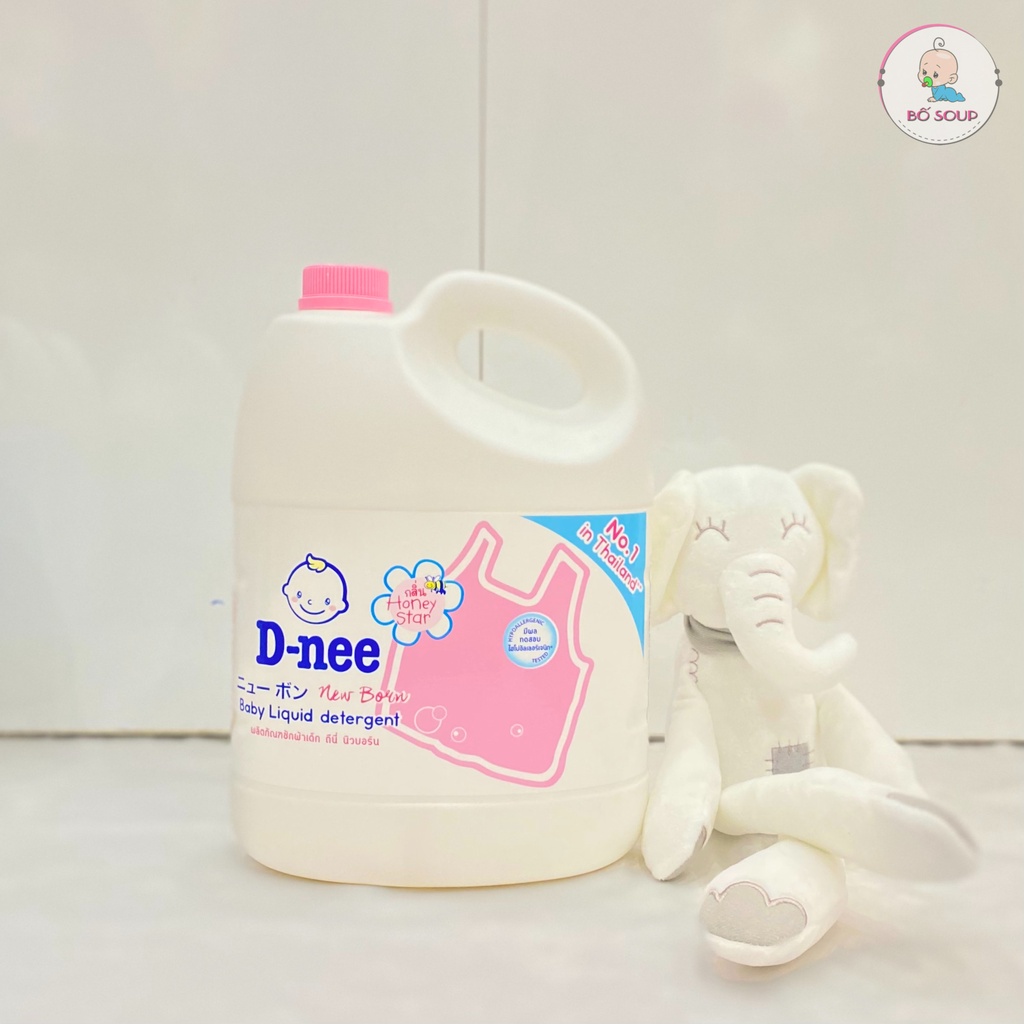 Nước giặt quần áo em bé Dnee 3000ml (Chính hãng có tem Đại Thịnh)