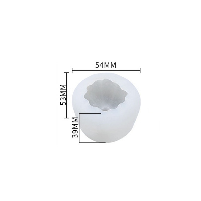 Khuôn Làm Xà Phòng Silicone Hình Quả Bí Ngô 3D