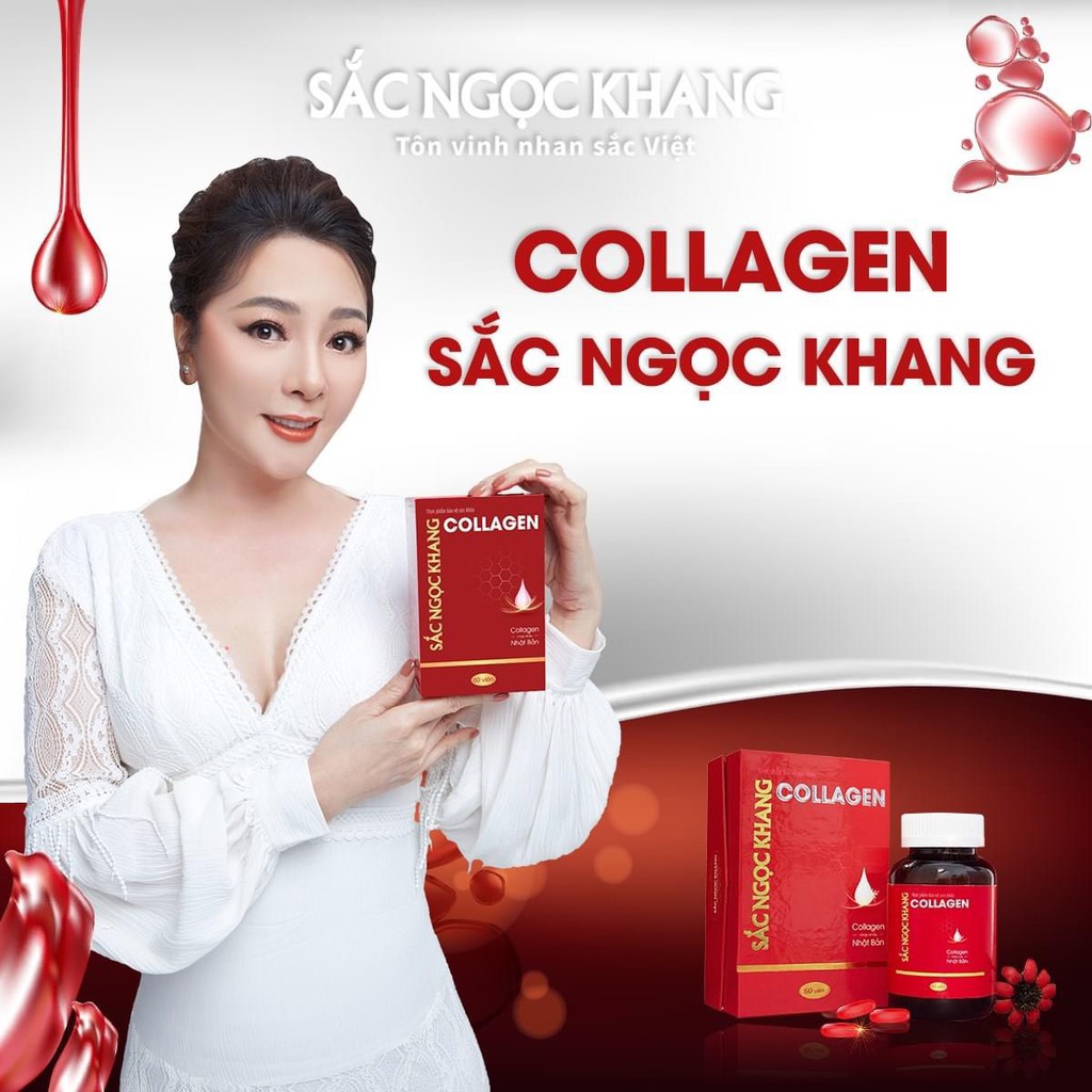Collagen Sắc Ngọc Khang thế hệ mới 100% từ Nhật Bản [Hộp 60 viên] | BigBuy360 - bigbuy360.vn
