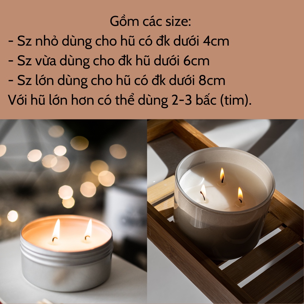 Dây Bấc Nến  Cuộn 02 Mét Dây Bấc Nến Nguyên Liệu Làm Nến Cocaxia