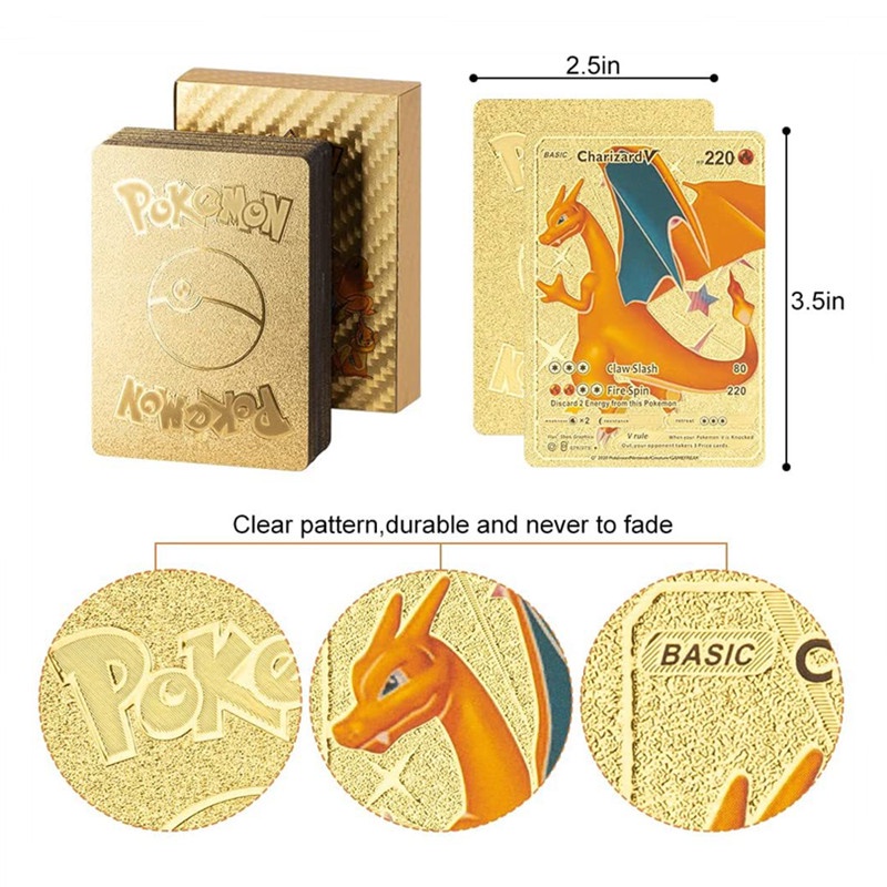 Bộ 55 Thẻ Bài Pokemon Phiên Bản Tiếng Anh