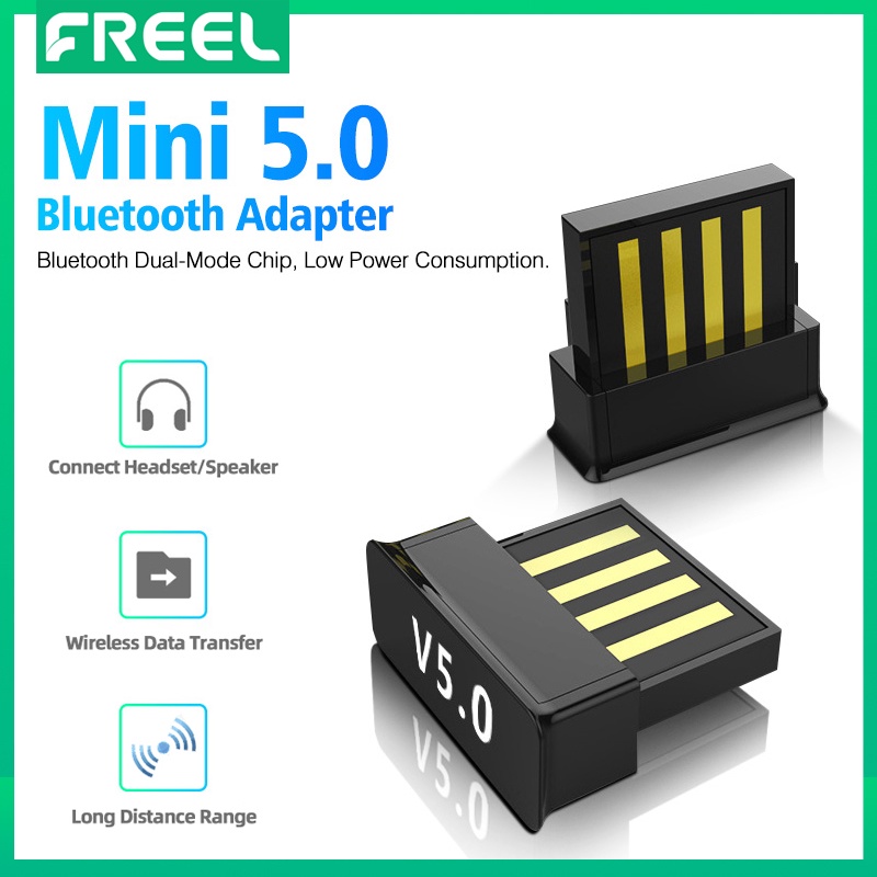 Usb Bluetooth 5.0 Nhận Tín Hiệu Âm Thanh Không Dây Cho Loa / Chuột / Laptop