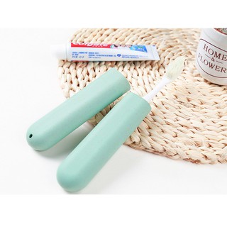 Hộp đựng bàn chải đánh răng lúa mạch tiện dụng