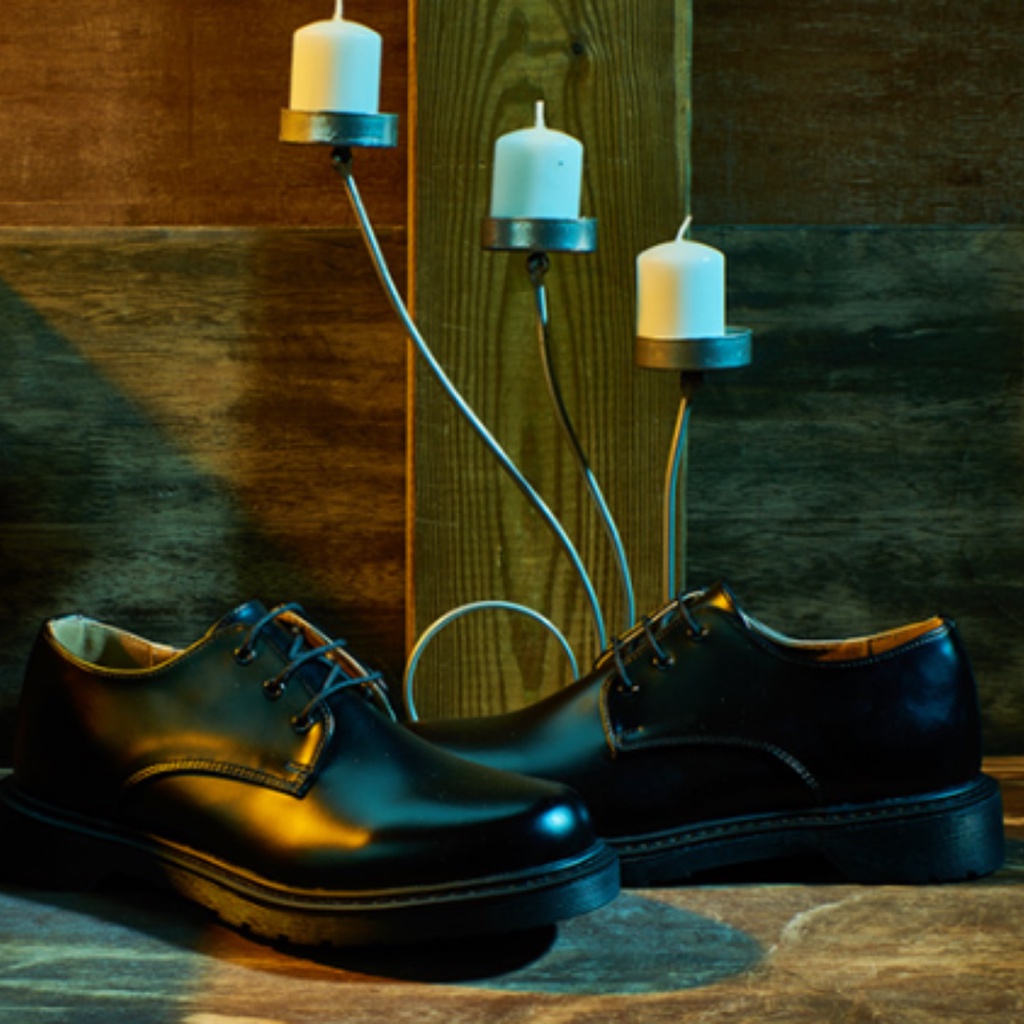 Giày Domba Oxford Màu Đen (OXFORD (BLACK)) M-4201 cho Nam Nữ - Phối Đồ Đa Dạng (Quần Jean,...)