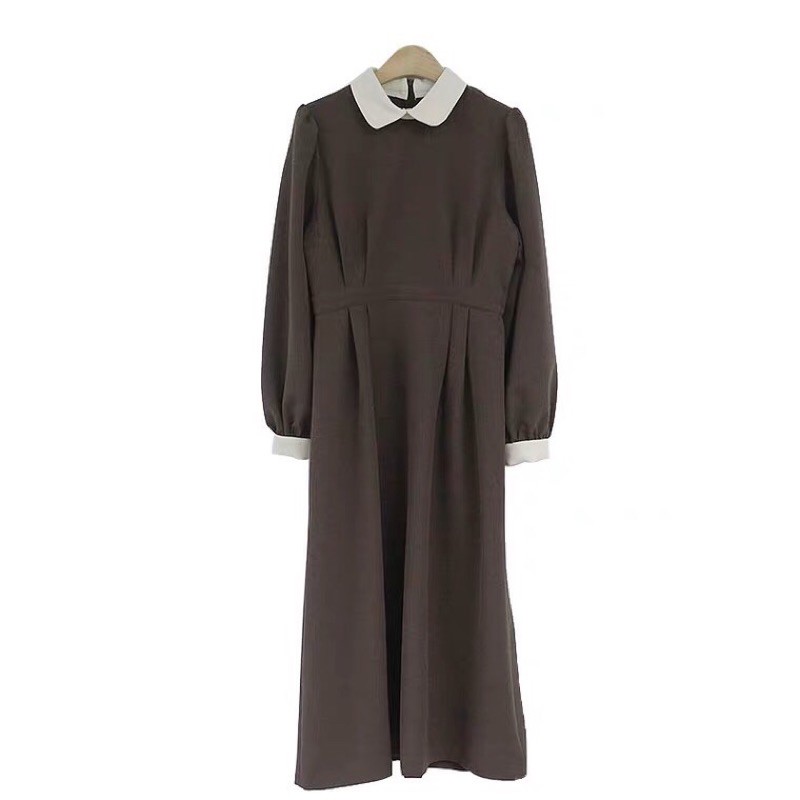 Váy vintage cổ tiểu thư 2 màu | BigBuy360 - bigbuy360.vn