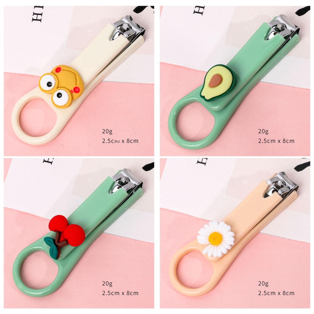 Dụng Cụ Cắt Móng Tay Kiểu Dáng Hoạt Hình Nhỏ Gọn Tiện Dụng