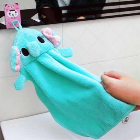 Khăn lau tay treo tường hình hoạt hình dễ thương