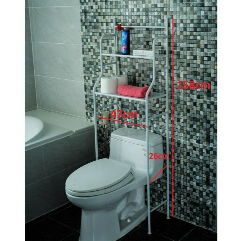 Kệ để sau toilet - bồn cầu 3 tầng, kệ máy giặt 2 tầng