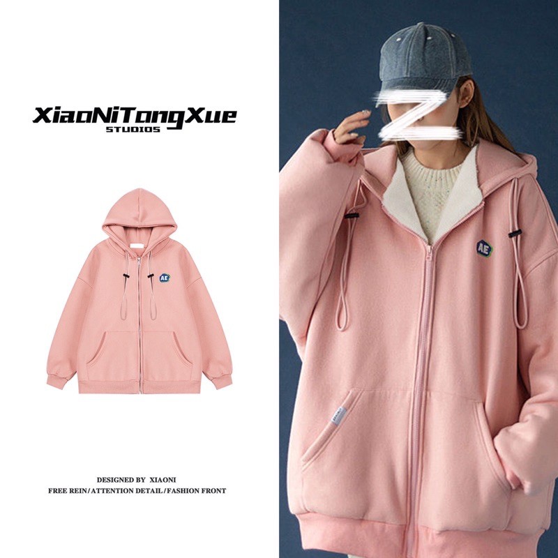 ÁO HOODIE ZIPPER LÓT BÔNG DÀY DẶN✨