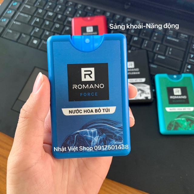 [Hàng quà tặng] Nước Hoa Bỏ Túi Romano (18ml) | Thế Giới Skin Care