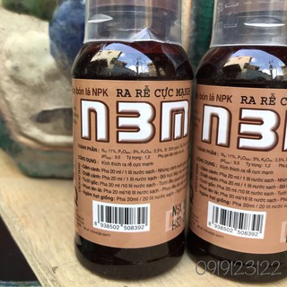 KÍCH RỄ CỰC MẠNH N3M NƯỚC 100ML
