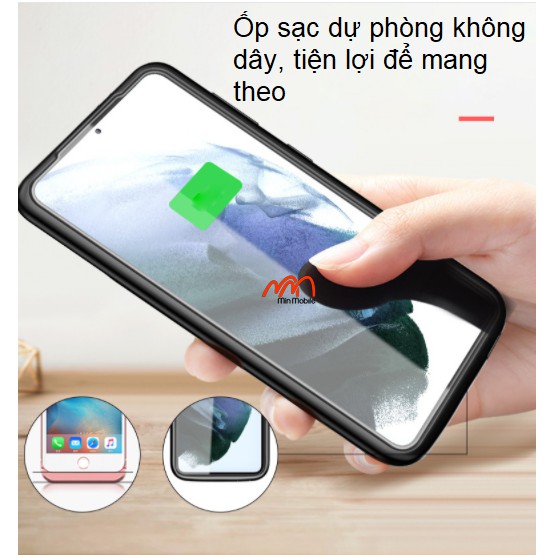 Ốp Lưng Kiêm Sạc Dự Phòng Samsung S21 Ultra/4700mAh