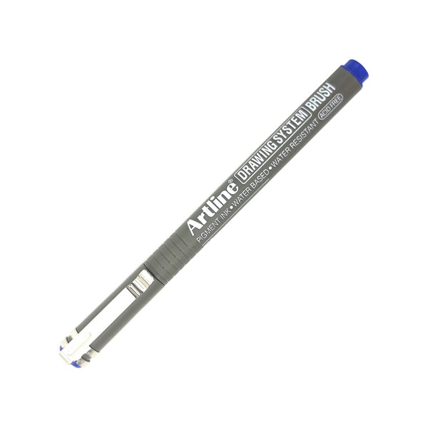 Bút Vẽ Kĩ Thuật Brush Artline EK-23FN - Màu Xanh