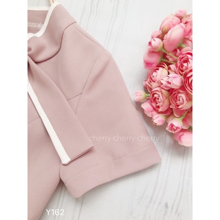 váy công sở cổ nơ Y162