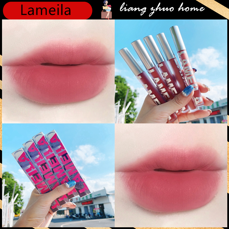 (Hàng Mới Về) Son Môi Lameila Dưỡng Ẩm Chống Thấm Nước Không Phai Màu