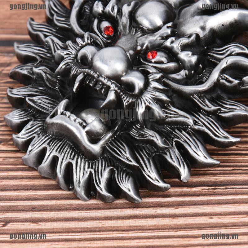 Khóa Thắt Lưng Bằng Hợp Kim Hình Rồng Phong Cách Cao Bồi Punk Mới Cho Nam