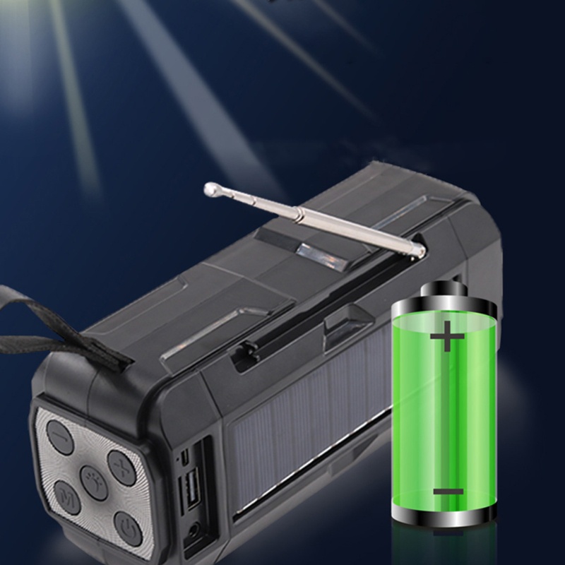 Loa Bluetooth Đa Năng Sạc Năng Lượng Mặt Trời