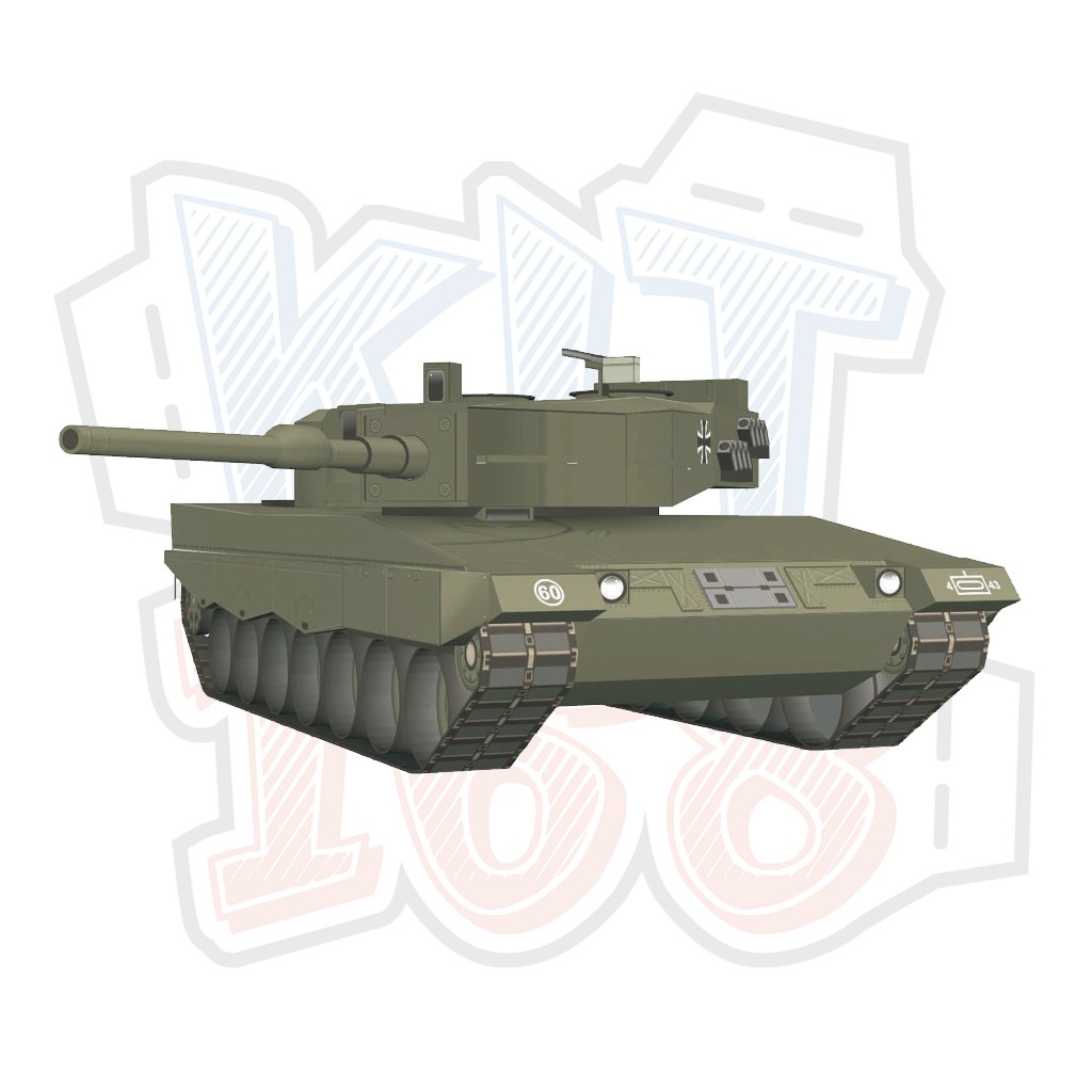 Mô hình giấy Xe tăng quân sự Leopard 2A4