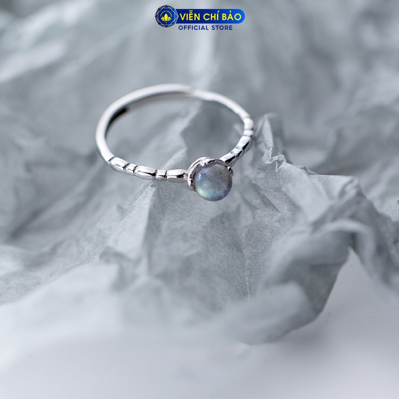 Nhẫn bạc nữ hình Mặt trăng nhỏ chất liệu bạc 925 thời trang phụ kiện trang sức nữ Viễn Chí Bảo N000573x