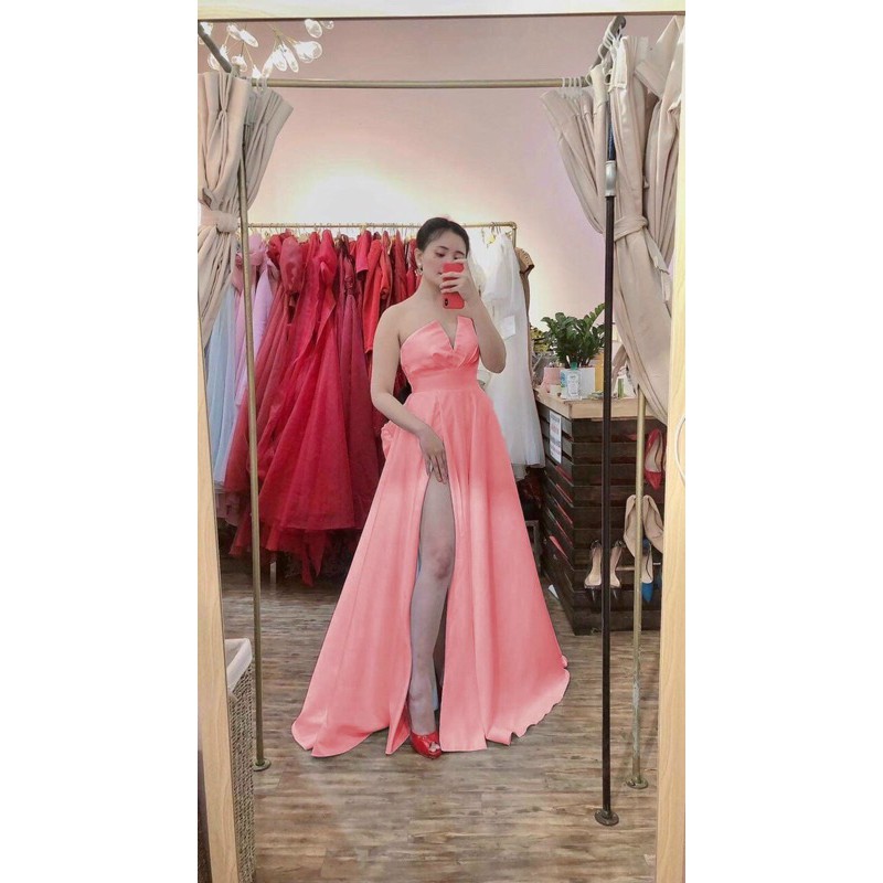 ĐẦM MAXI NƠ LƯNG CAO CẤP kèm ảnh thật