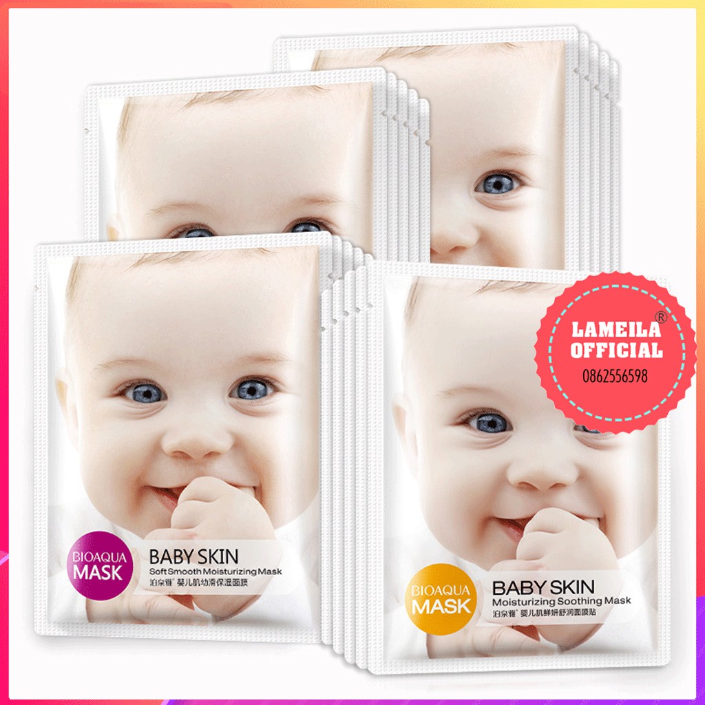 Mặt nạ dưỡng da Baby skin Bioaqua cao cấp LẺ MIẾNG nội địa Trung CHÍNH HÃNG | BigBuy360 - bigbuy360.vn