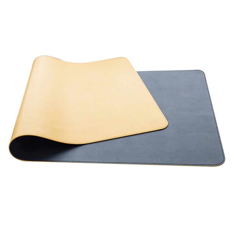 RAN 1 Pc Both Sides Extended Mouse Pad,Large Laptop Office Game PU Leather Desk Mat