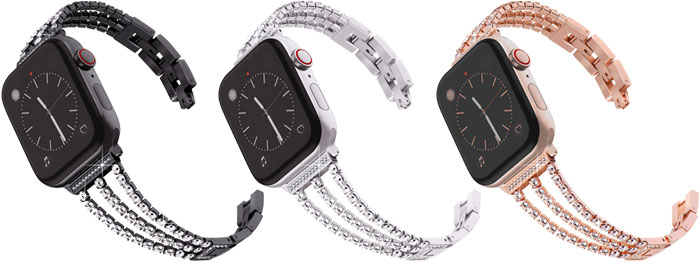 Dây Đeo Inox Cho Đồng Hồ Thông Minh Apple Watch Series 6 Se 5 4 3 2 1 40mm 38mm 42mm 44mm Tiện Dụng