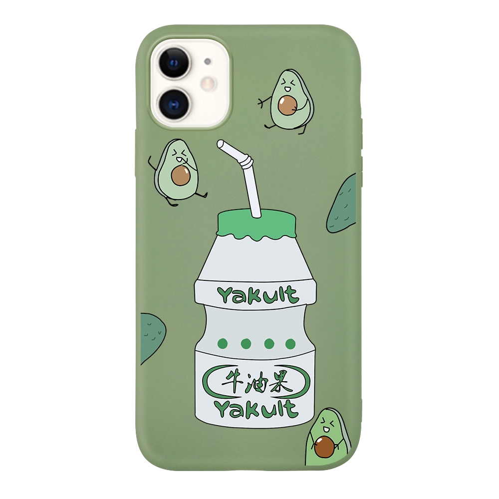 Ốp điện thoại silicone dạng nhám hình hộp sữa đáng yêu cho iPhone 6 6s 7 8 6plus 8plus XR X XS XSMax 11 11pro | BigBuy360 - bigbuy360.vn