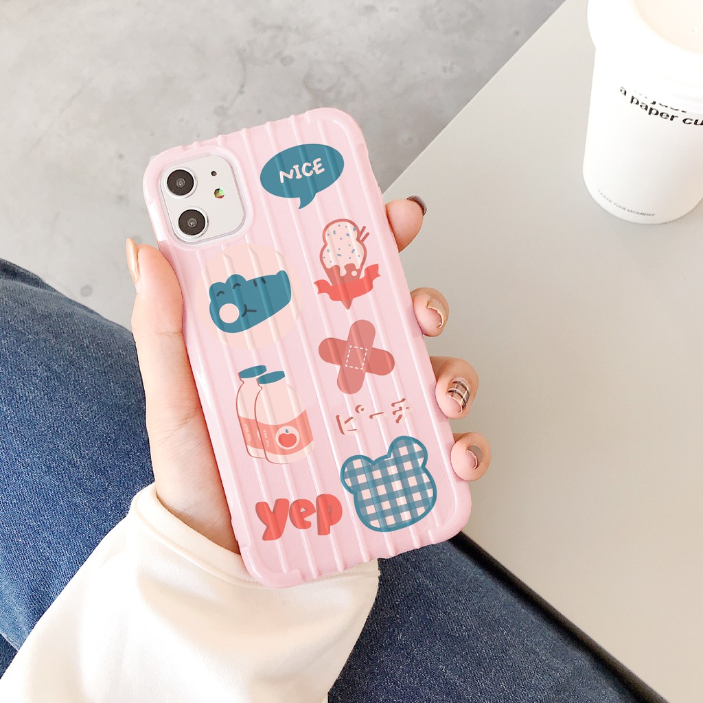 Ốp lưng iphone YEP sọc 3D chống va đập 5/5s/6/6plus/6s/6splus/7/7plus/8/8plus/x/xs/11/12/pro/max/plus/promax | BigBuy360 - bigbuy360.vn