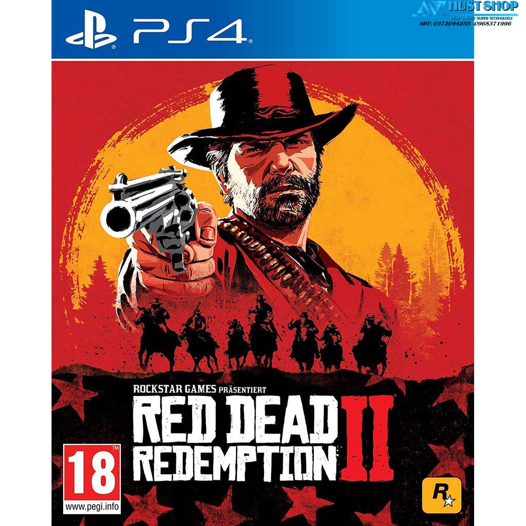 Đĩa Game PS4 Red Dead Redemption 2 Hệ EU Nguyên Seal mới 100%