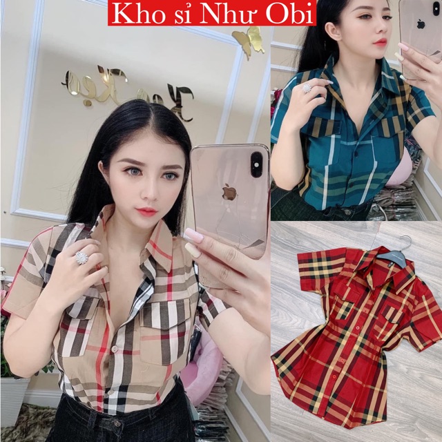 ÁO SƠ MI TÚI HỘP SỌC NHỎ SÀNH ĐIỆU CÁ TÍNH