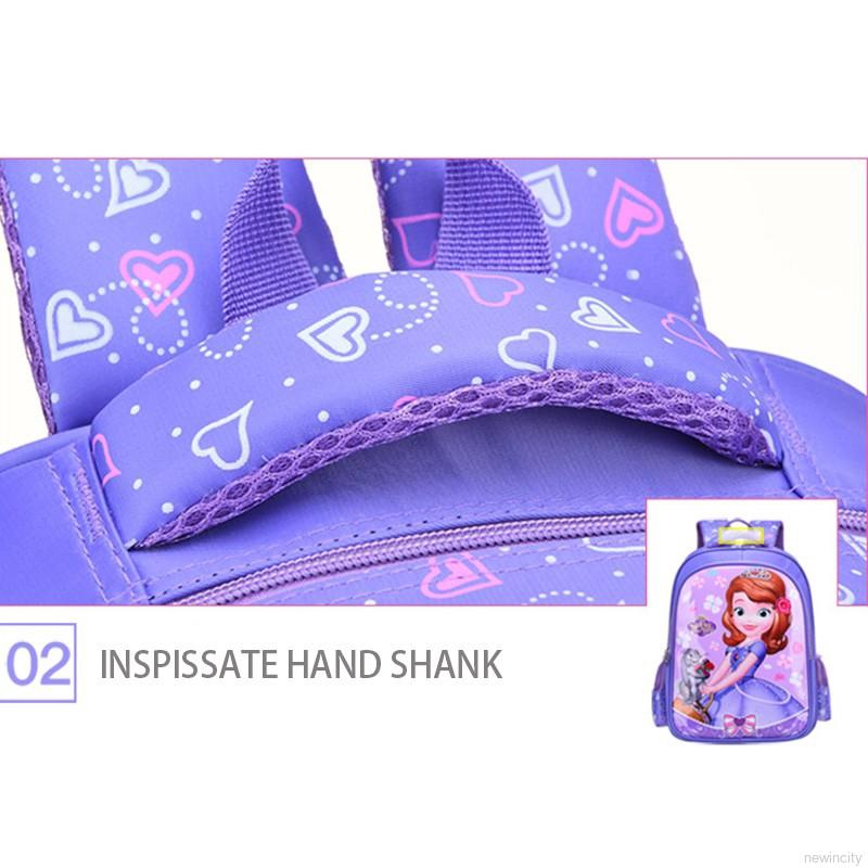 Ba lô họa tiết hoạt hình phong cách Hàn Quốc cho bé gái