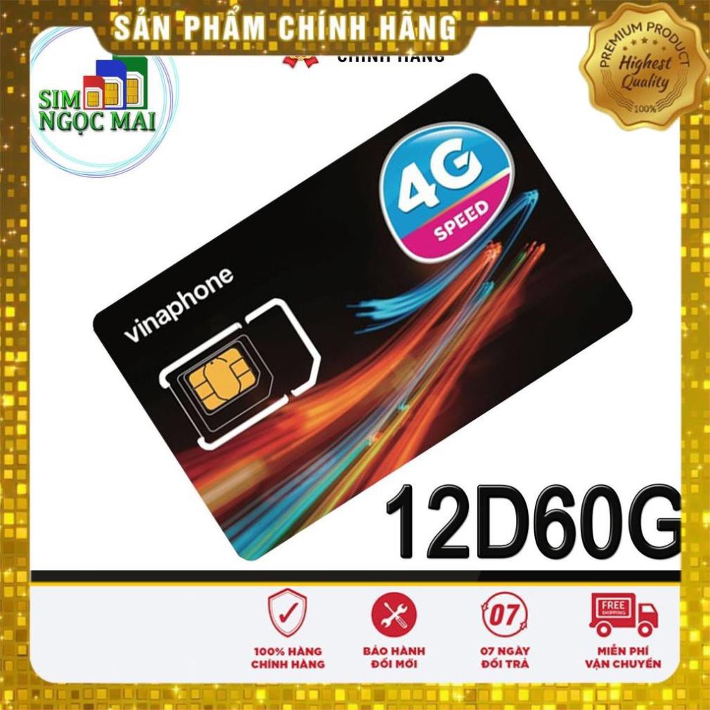 [FREE 12T] Sim 4G Vinaphone Trọn Gói 1 Năm Không Cần Nạp Tiền - D500 - D500T - 12D60G - 12VD89 - 12VD149 - SIM NGỌC MAI