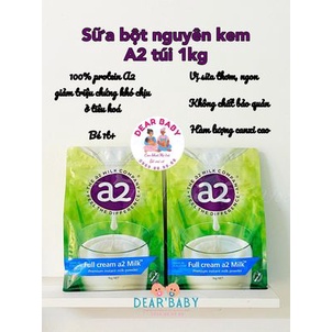 Sữa A2 của Úc, Sữa Tươi Nguyên Kem Và Tách Kem Dạng Bột gói 1kg Date Mới