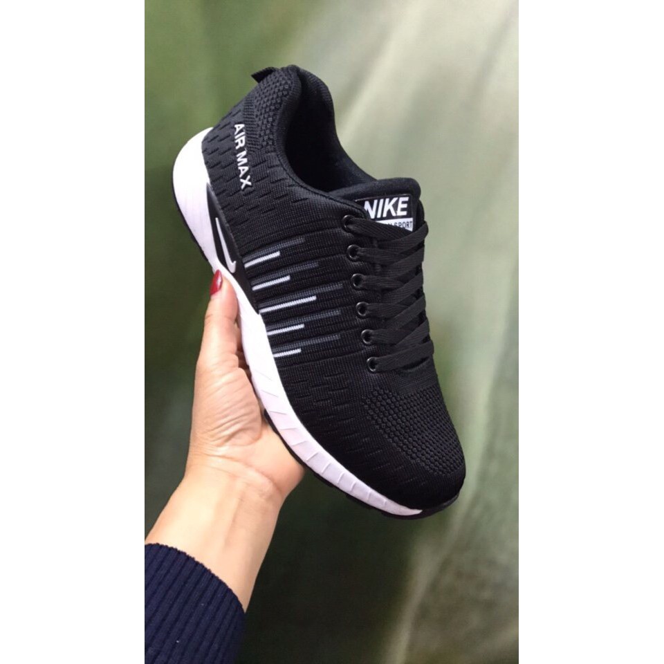 [SALE SỐC] -  50% GIÀY AIRMAX ĐEN SIÊU BỀN - SIÊU NHẸ - CAO CẤP