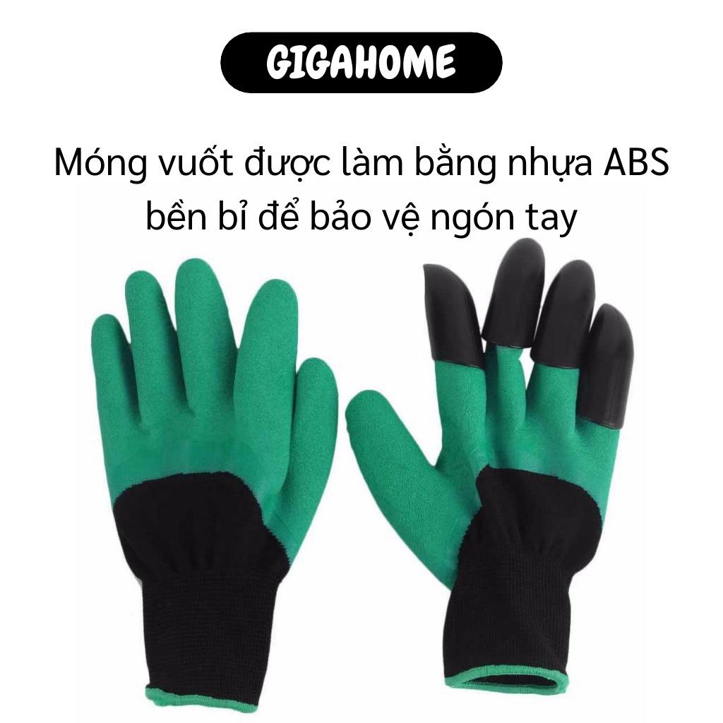 Bao Tay Làm Vườn GIGAHOME Găng Tay Bảo Hộ Có Móng Vuốt Chuyên Dụng Bới Đất, Chăm Sóc Cây 3147