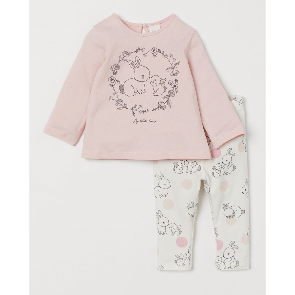 Bộ bé gái hai chi tiết HM