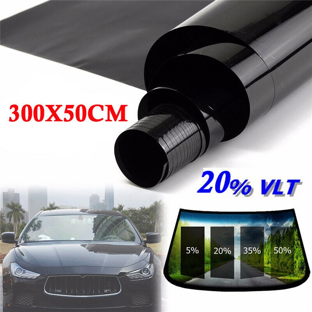 Solar film auto glass explosion-proof sunscreen insulation black car window film roof film plus pearl cotton rod