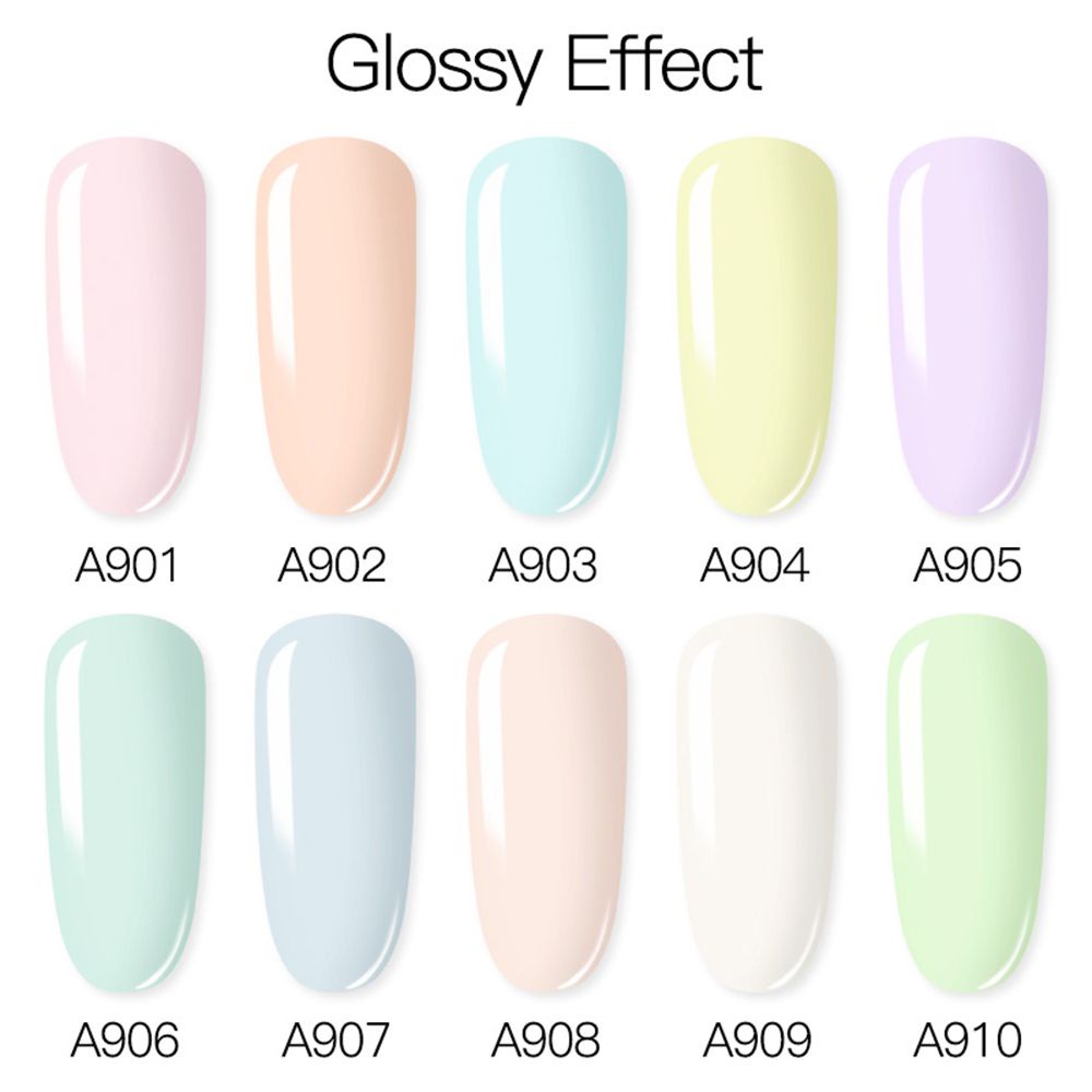 [Hàng mới về] Gel sơn móng tay Rosalind màu trơn đa sắc sấy khô dưới dưới led / uv cao cấp